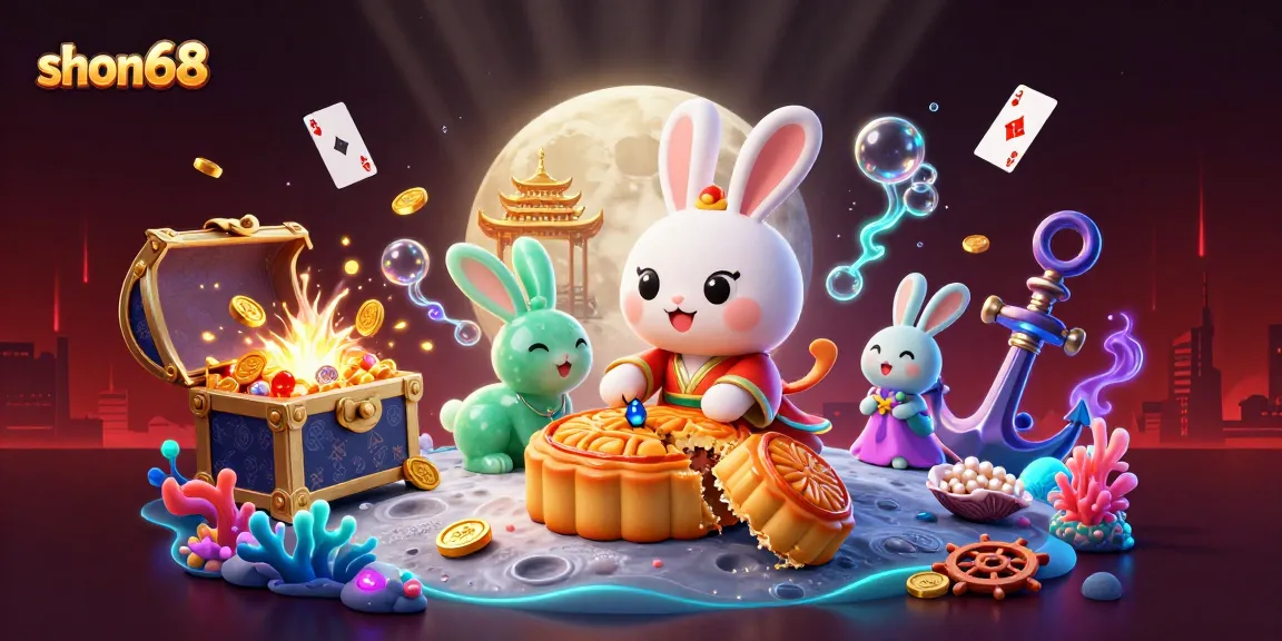 Experience shon68's thrilling online gaming with a vibrant casino scene featuring engaging elements.