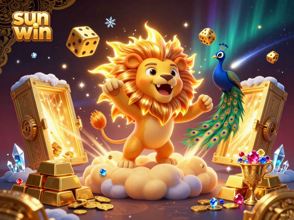 Engage in the thrilling world of sun win as you explore golden treasures and animated characters.