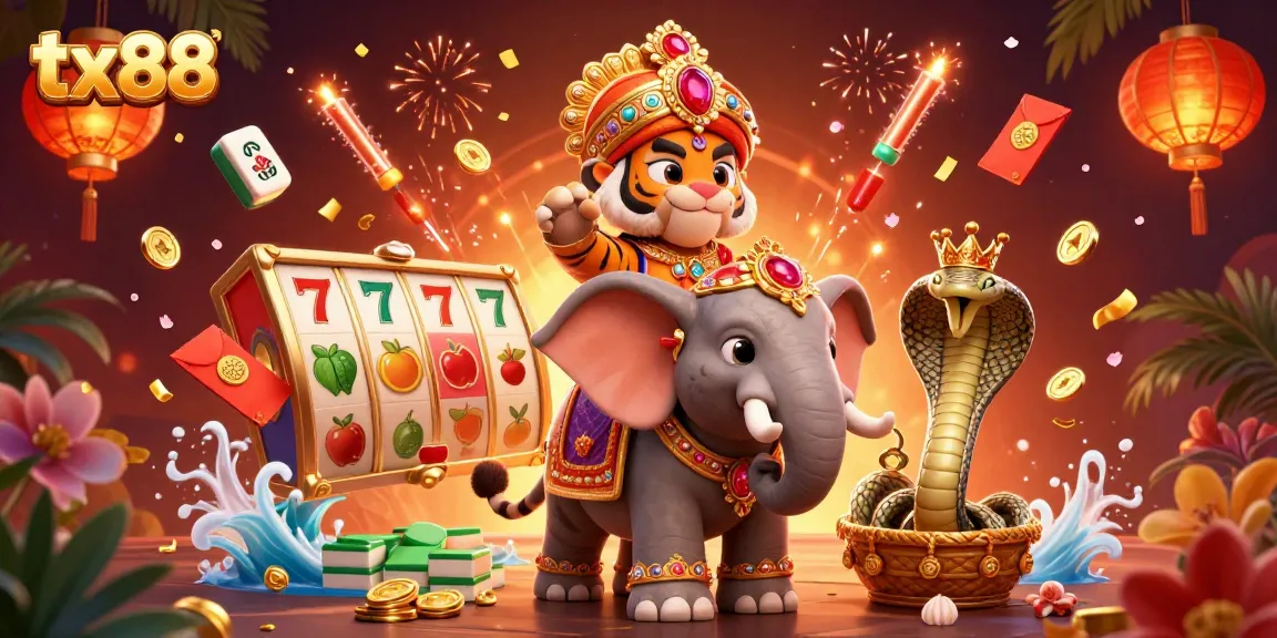 Experience the thrill of tx88 with vibrant 3D casino elements and captivating characters.