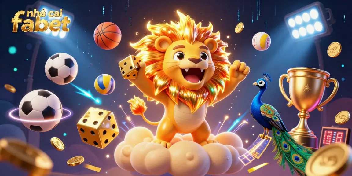 Engage with the thrilling world of nhà cái fabet as golden dice and dynamic sports elements come alive.