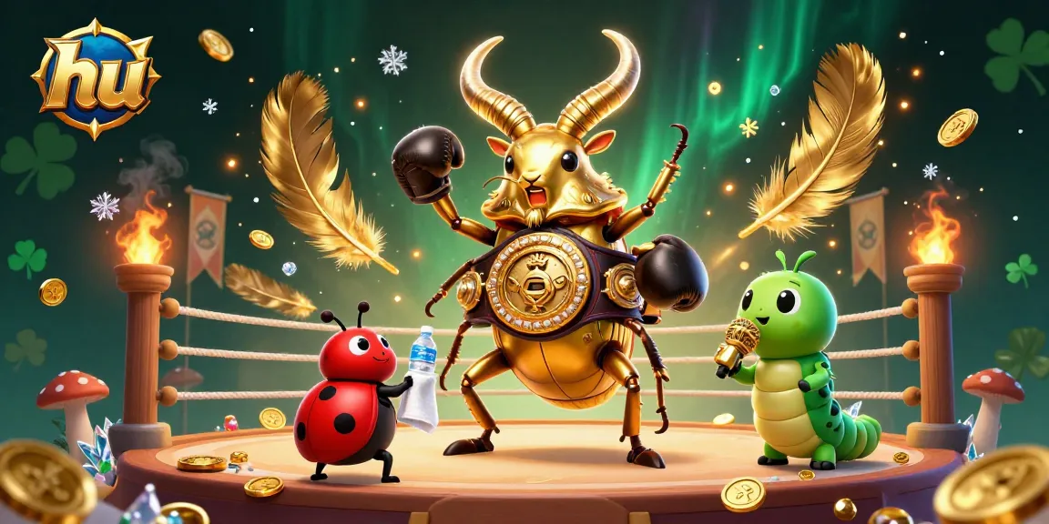 Engage with hu's vibrant cockfighting scene, highlighting an intense showdown among animated characters.