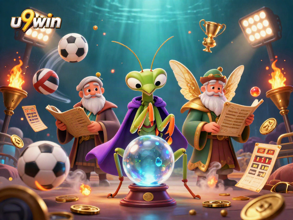 Join u9win's thrilling gaming experience with fortune tellers and sports magic.